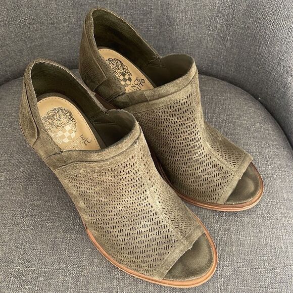 Vince Camuto Karini Peeptoe Booties - Picture 3 of 7